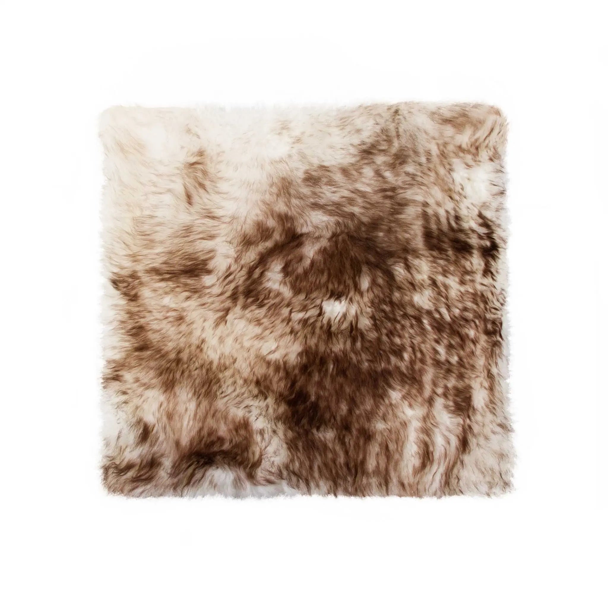 17" X 17" Brown And White Ombre Chair Pad Homeroots Kitchen & Dining