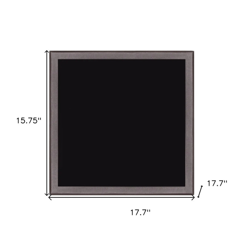 18" Black Square Glass Outdoor Side Table Homeroots Outdoor