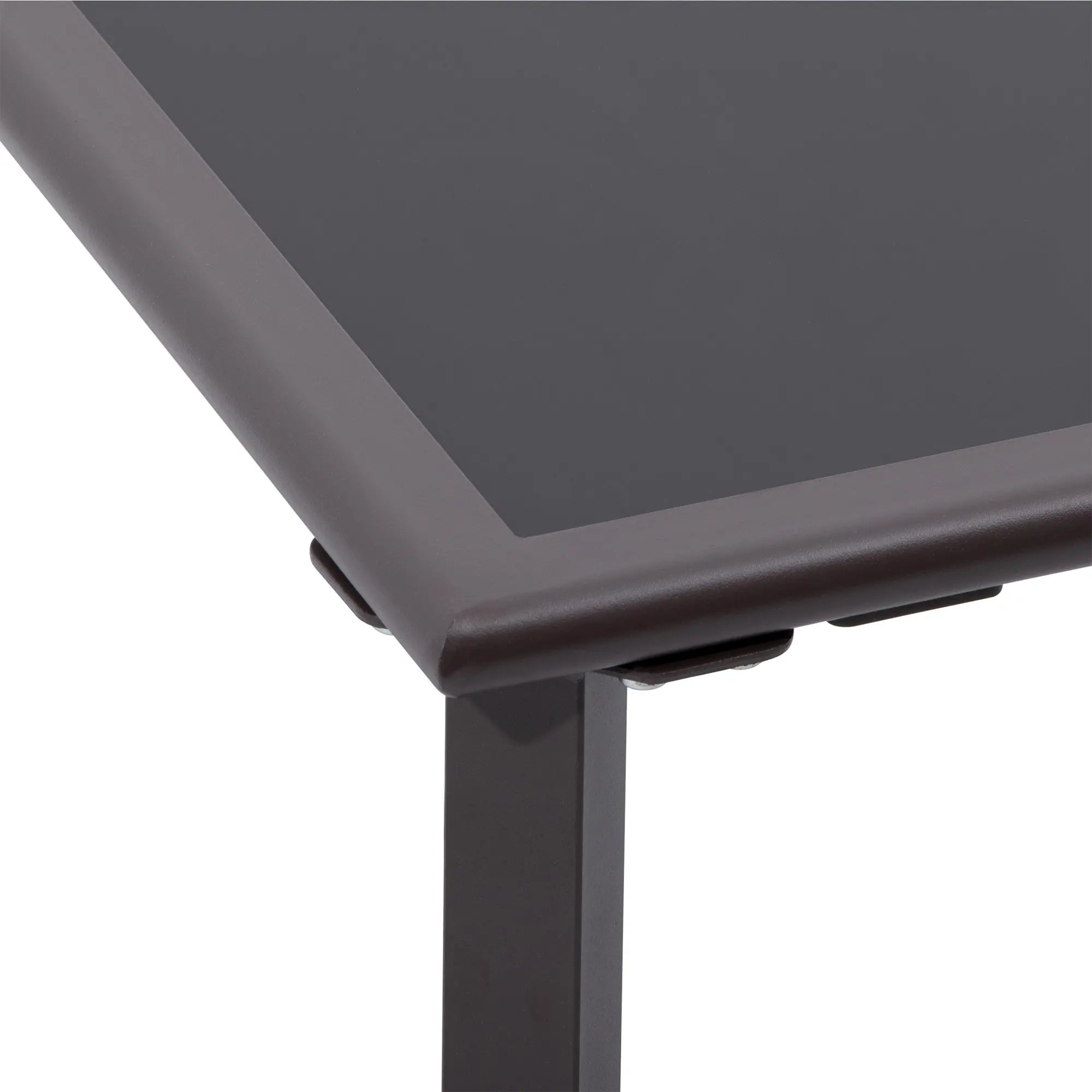 18" Black Square Glass Outdoor Side Table Homeroots Outdoor