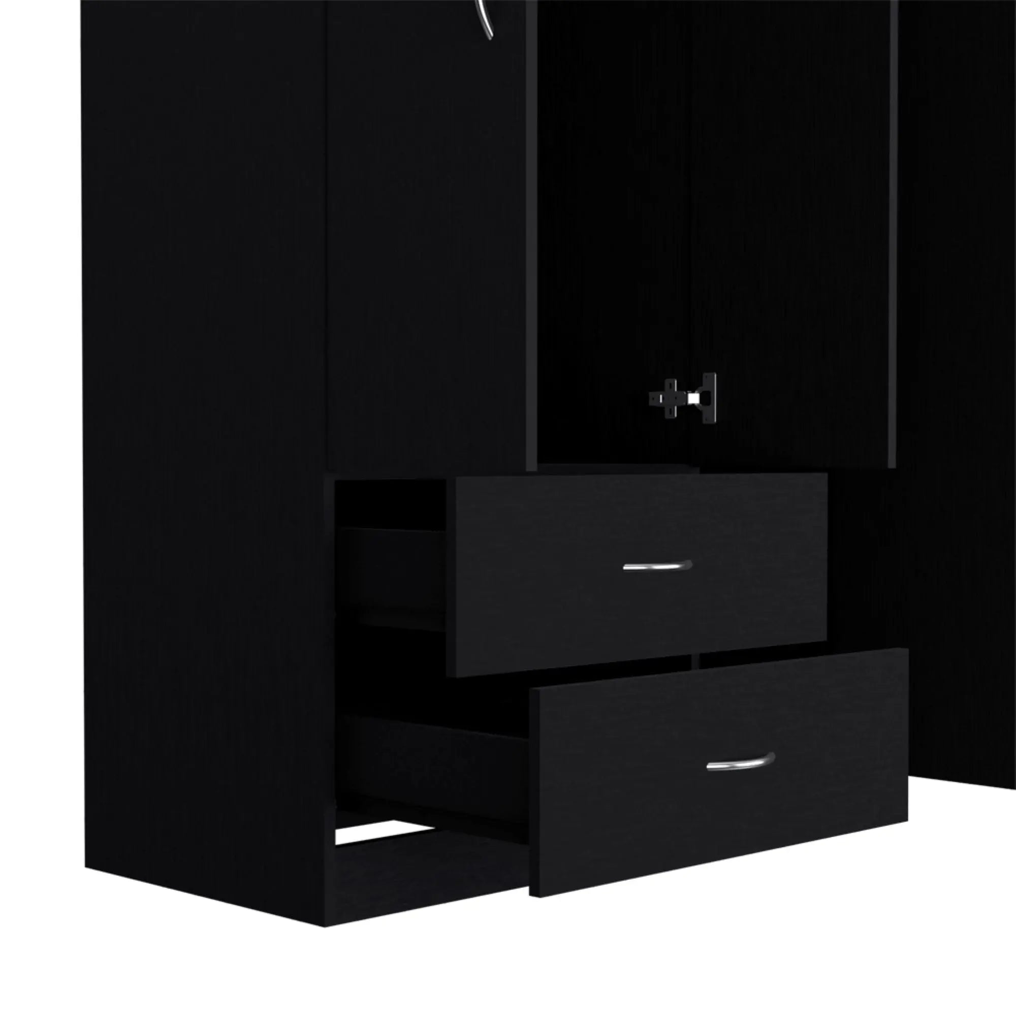 18" Black Wood Corner Accent Chest Homeroots Kitchen & Dining