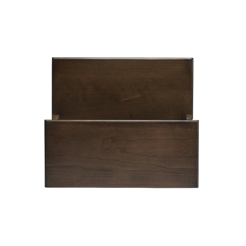 18" Brown Solid Wood Step Stool - GreatEagleInc