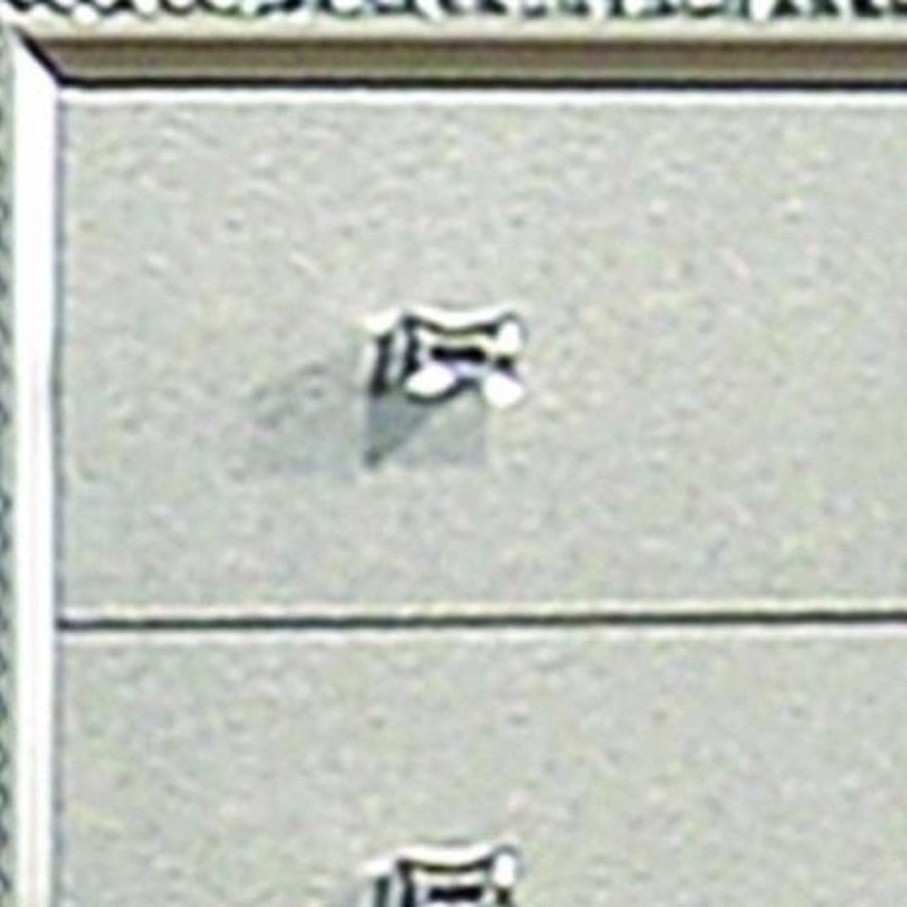 18" Champagne Five Drawer Standard Chest Homeroots Bed & Bath