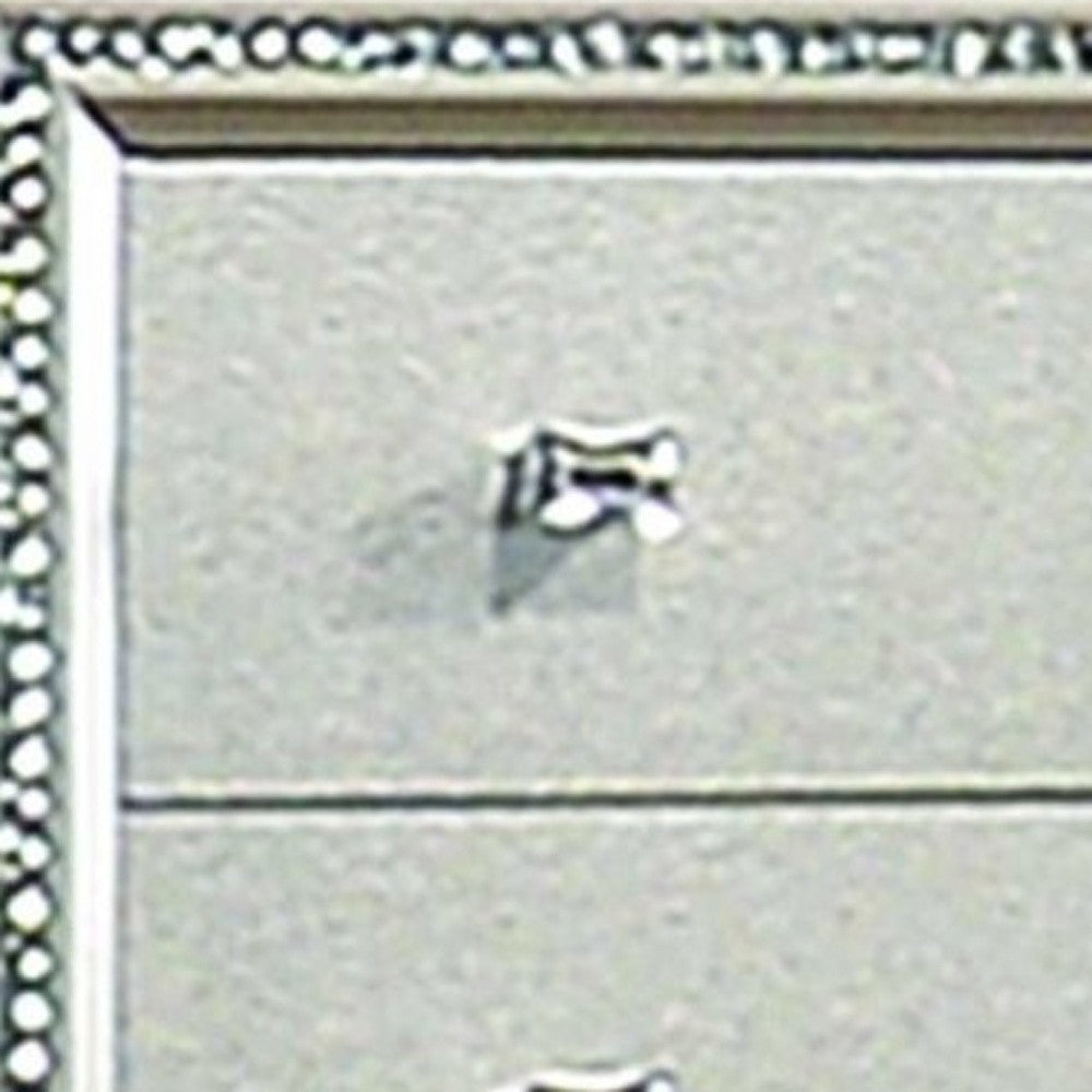 18" Champagne Five Drawer Standard Chest Homeroots Bed & Bath