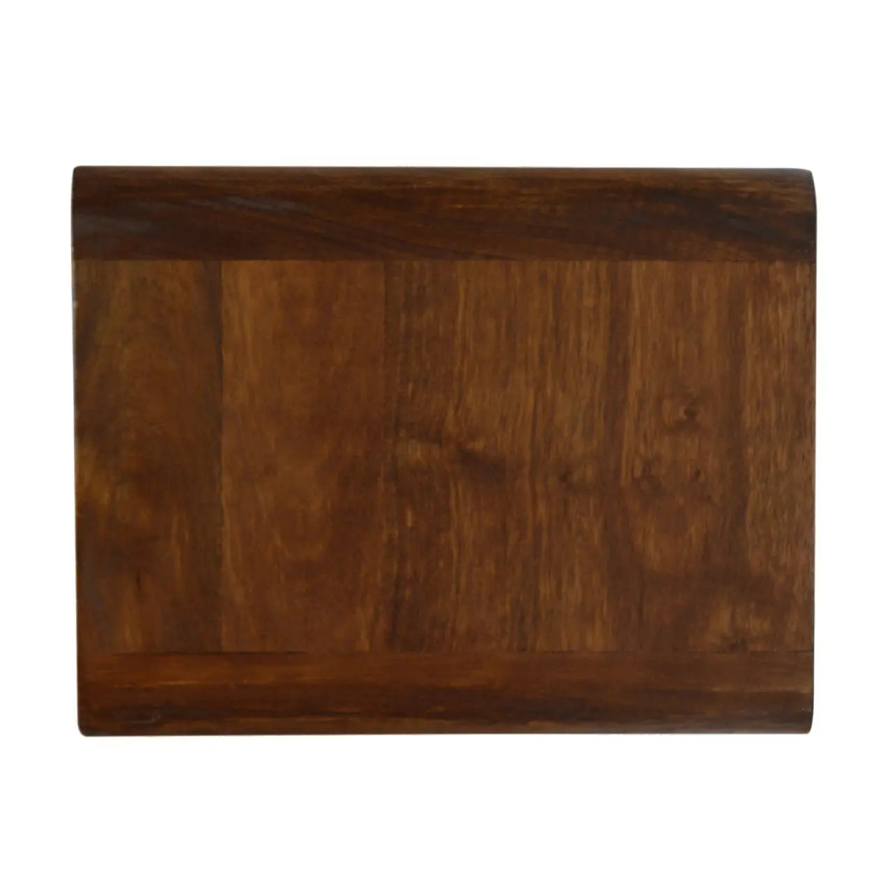 18" Chestnut Solid Wood One Drawer Floating Nightstand Homeroots Bed & Bath