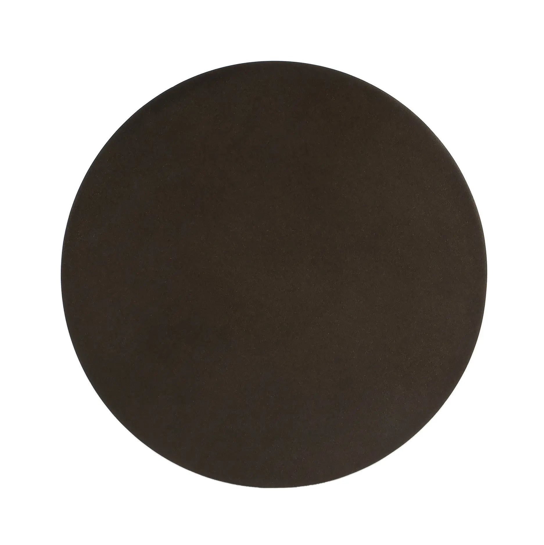 18" Dark Burnished Bronze Aluminum Round Top Pedestal End Table Homeroots Living Room