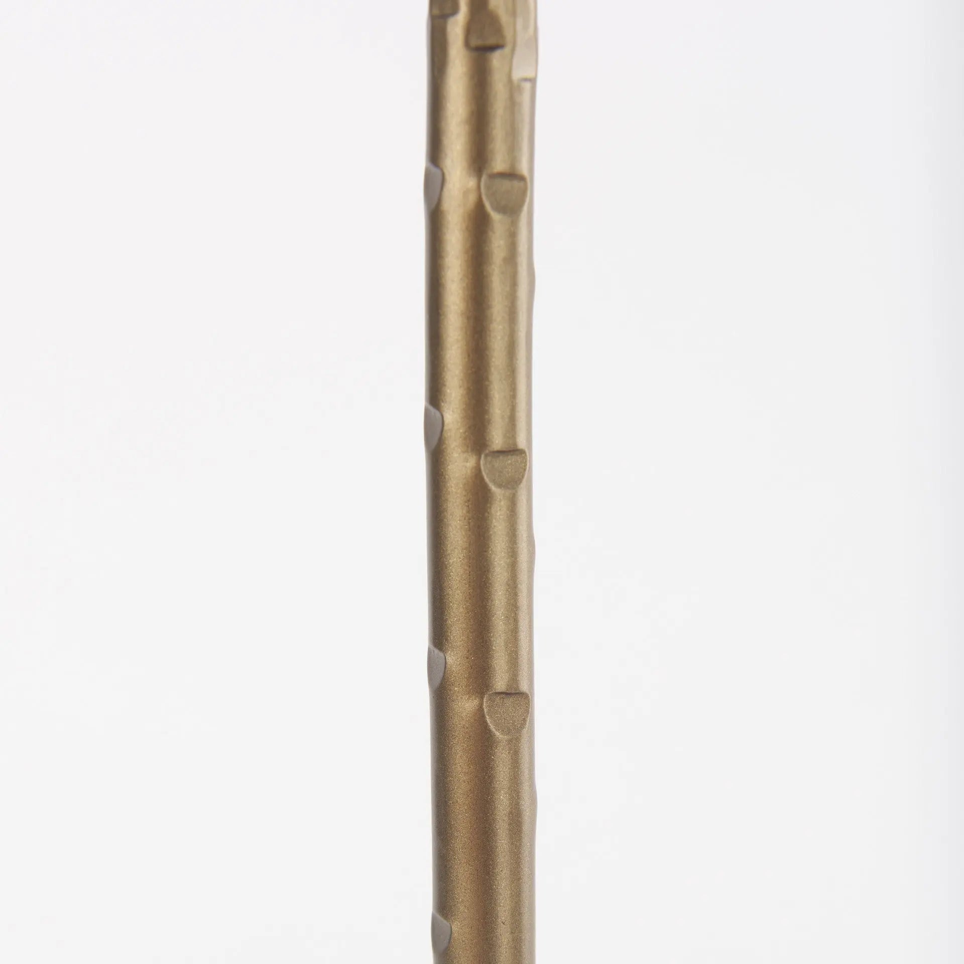 18" Gold Metal Floor Taper Candlestick Homeroots Home Decor