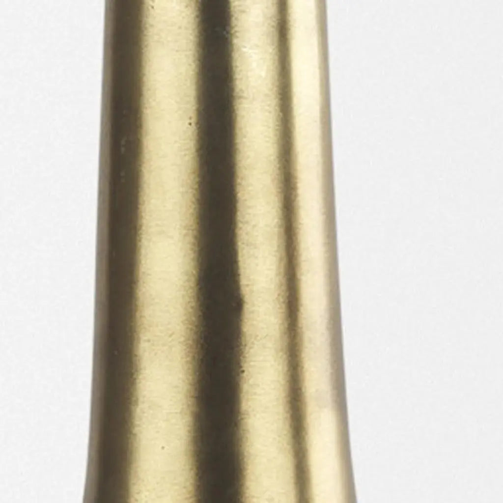 18" Gold Metal Table Vase Homeroots Home Decor
