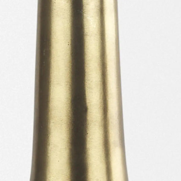 18" Gold Metal Table Vase Homeroots Home Decor