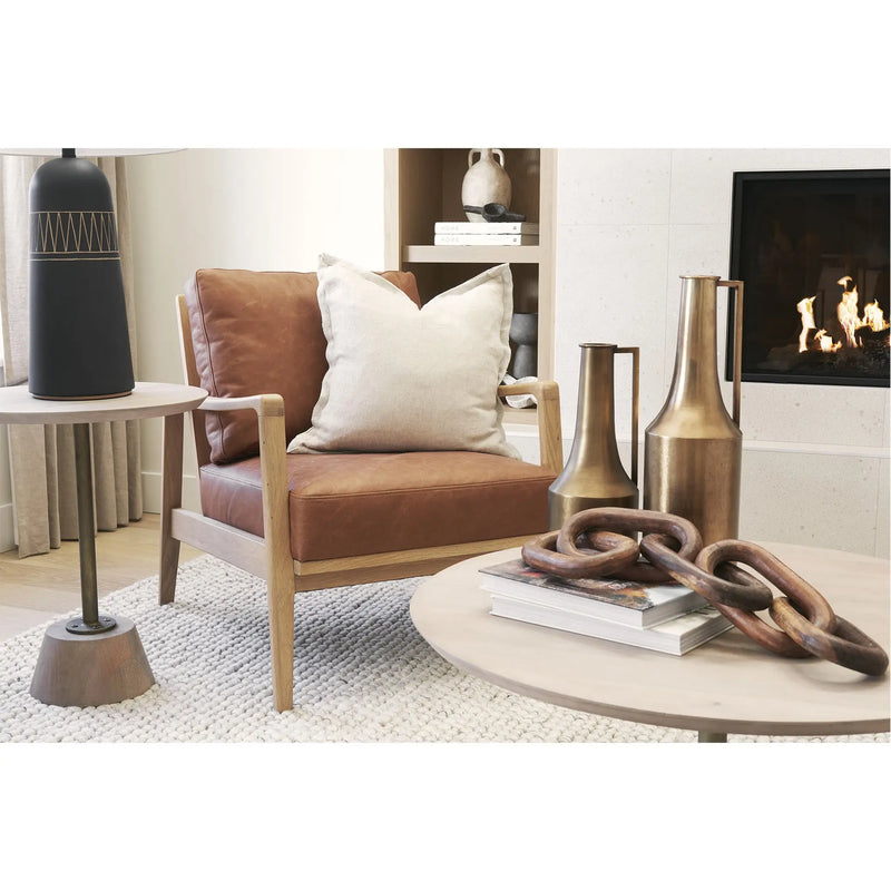 18" Gold Metal Table Vase Homeroots Home Decor