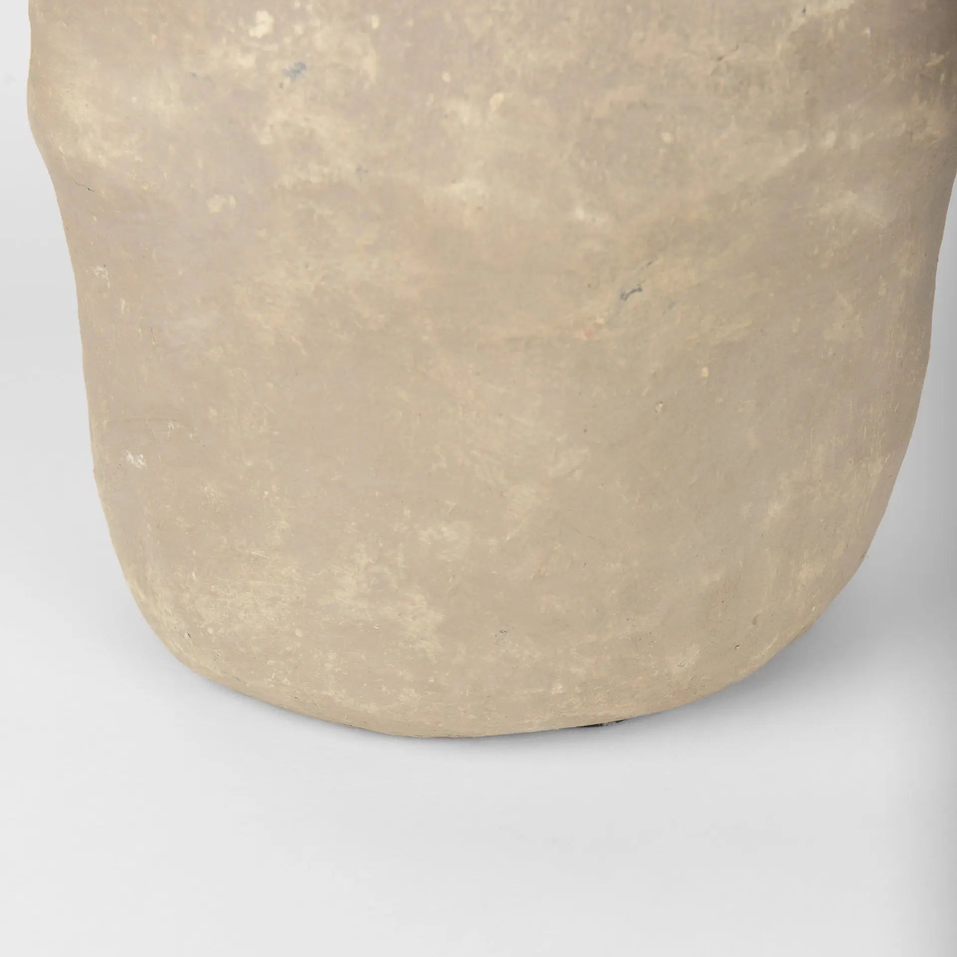 18" Gray Paper Mache Table Vase Homeroots Home Decor