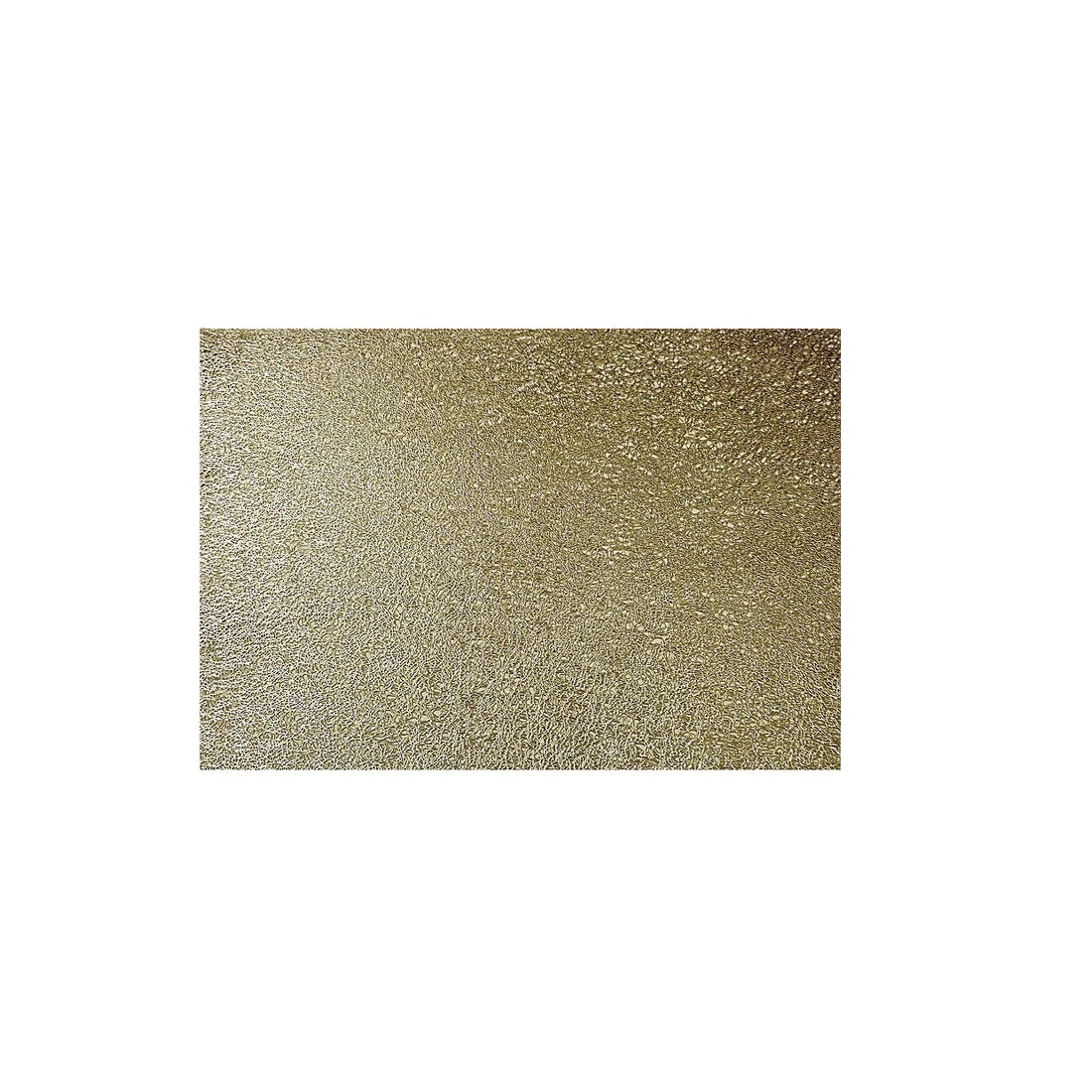 18" Set of Four Gold Vinyl Placemats Homeroots Kitchen & Dining
