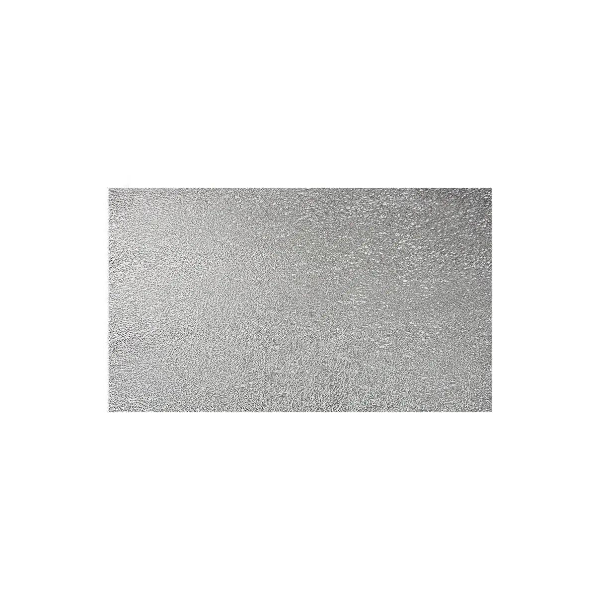 18" Set of Four Silver Vinyl Placemats Homeroots Kitchen & Dining