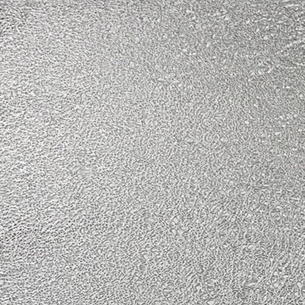 18" Set of Four Silver Vinyl Placemats Homeroots Kitchen & Dining
