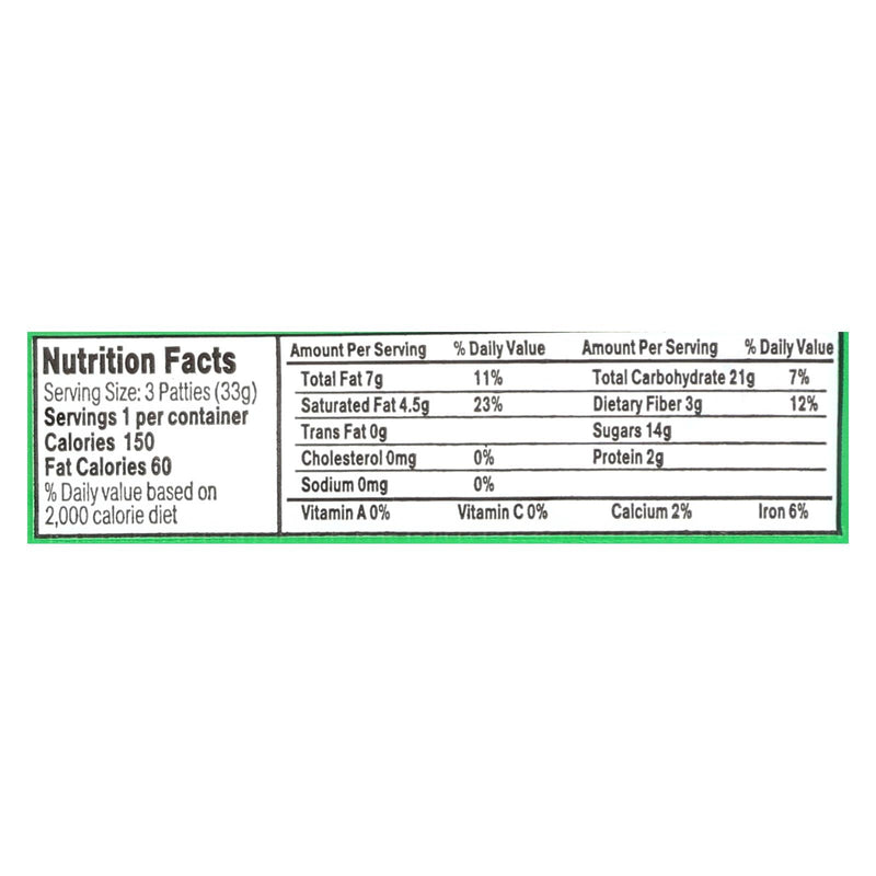 Heavenly Organics Honey Patties - Chocolate Mint - 1.2 Oz - Case Of 16 Heavenly Organics