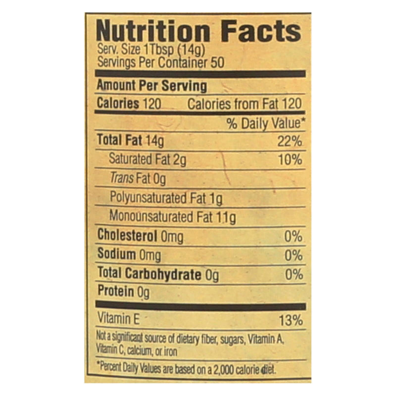 Napa Valley Naturals Organic Extra Virgin Oil - Olive - Case Of 12 - 25.4 Fl Oz. Napa Valley Naturals