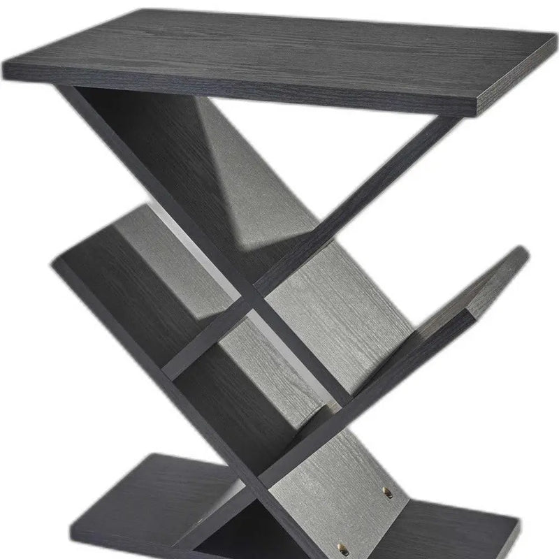19" Black Solid Wood Pedestal Console Table - GreatEagleInc