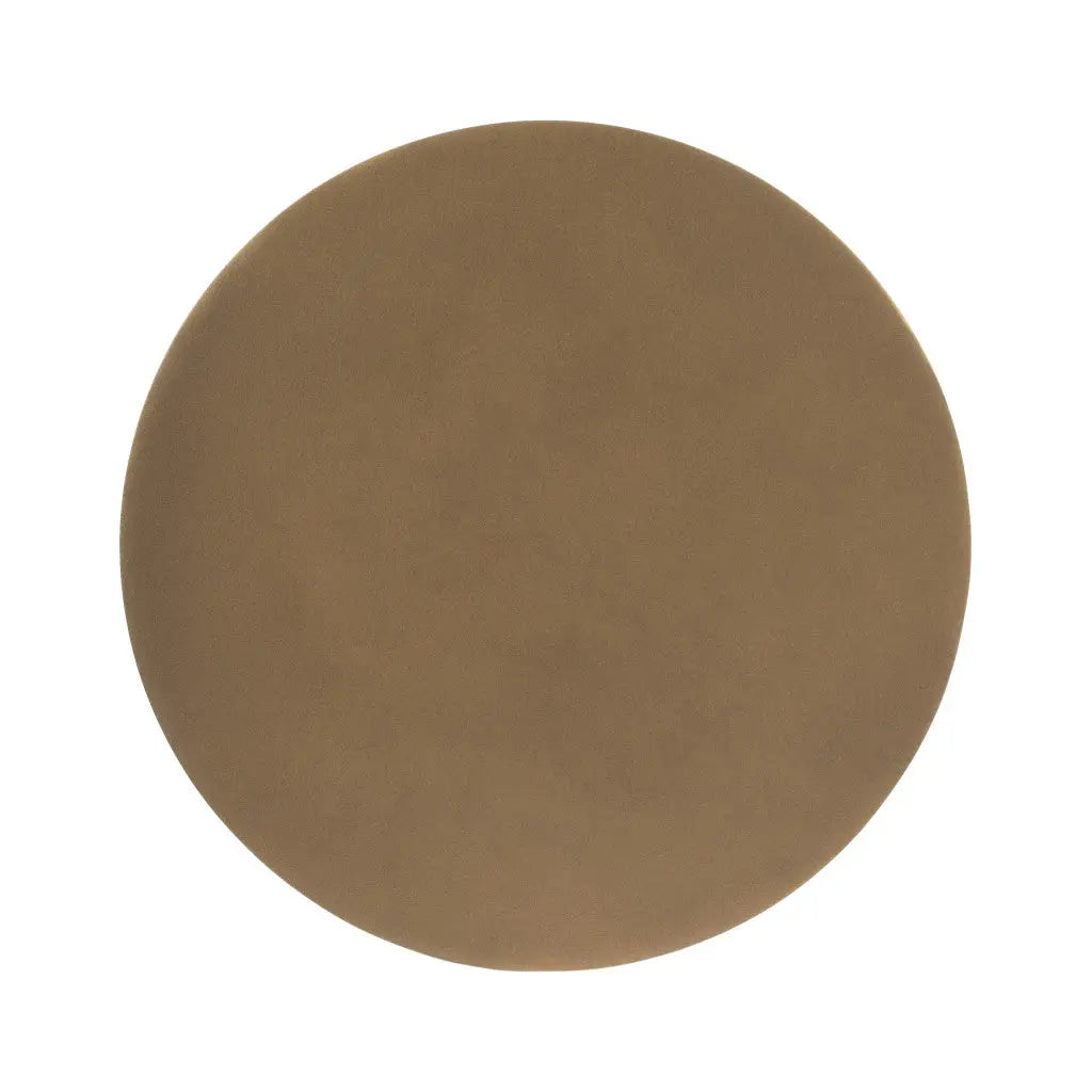 19" Bronze Aluminum Round Drink Size Pedestal End Table - GreatEagleInc