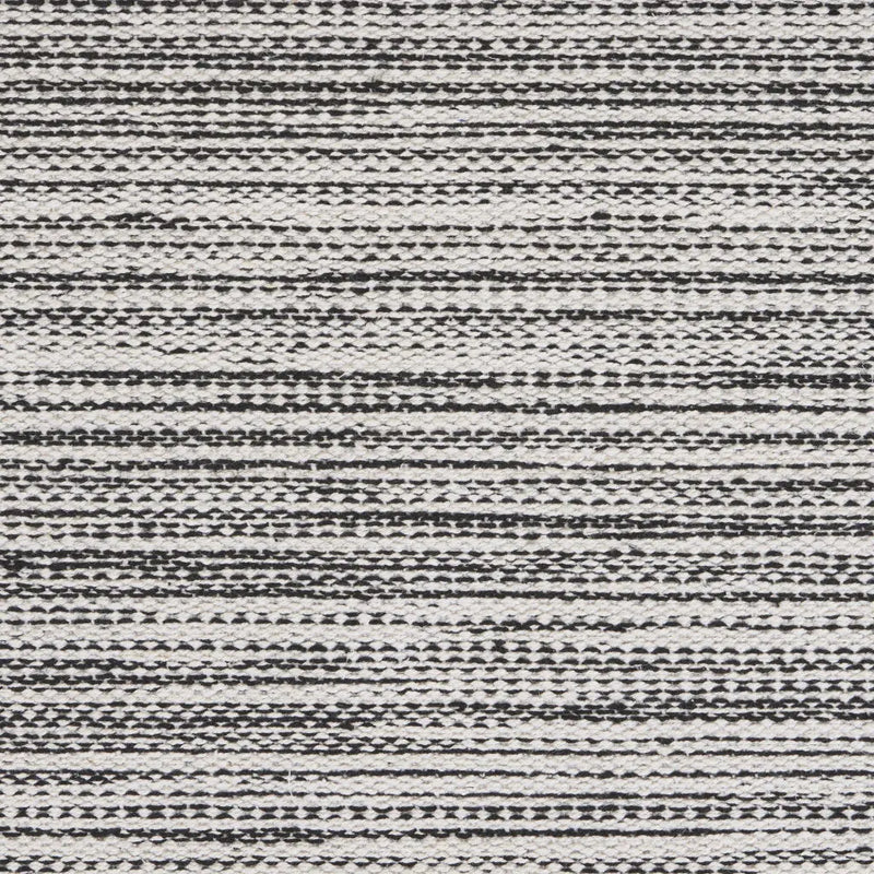 19" Set of Four Black And White Striped Cotton Placemats Homeroots Kitchen & Dining