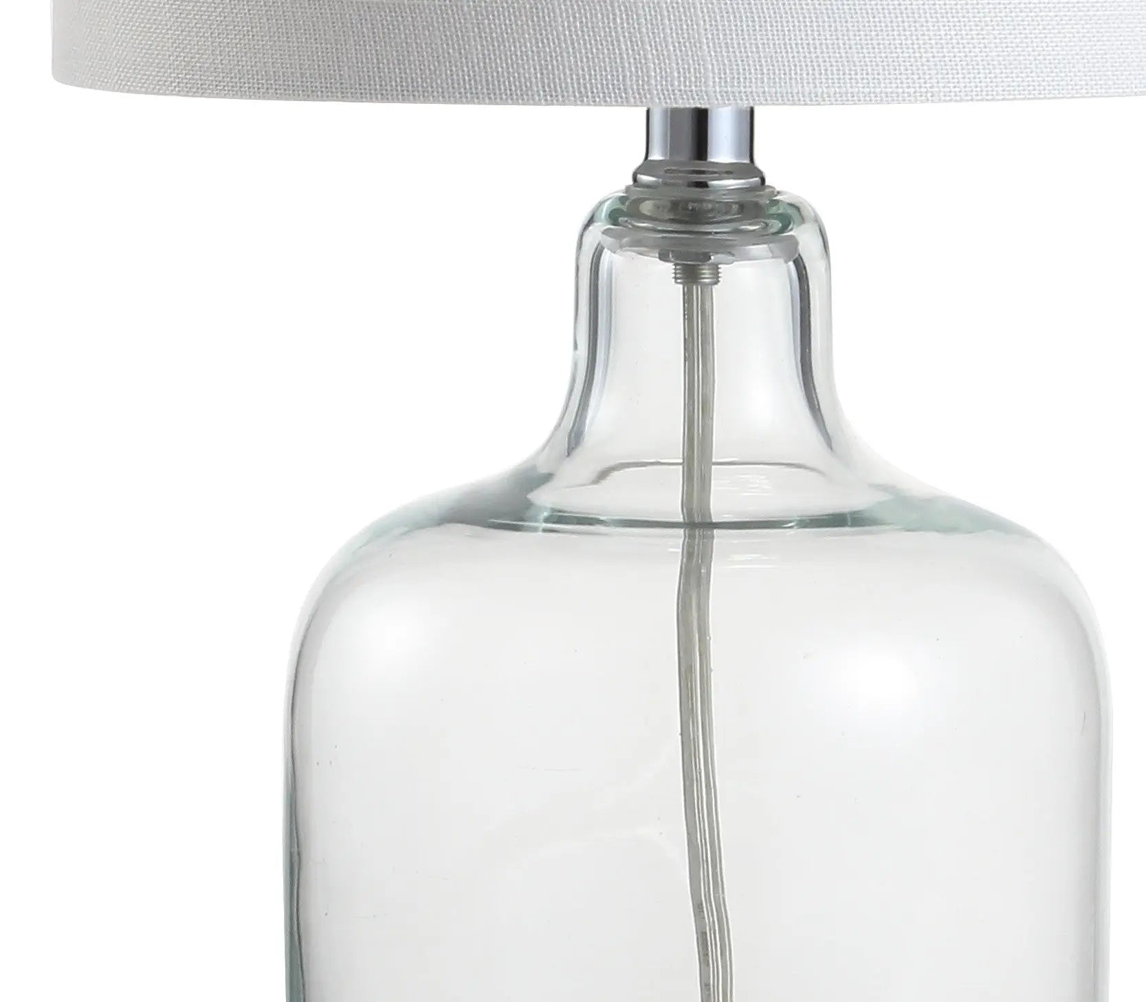19" Silver Novelty Table Lamp With Drum Shade Homeroots Lighting