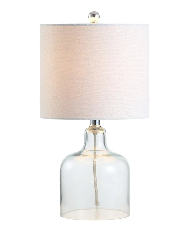 19" Silver Novelty Table Lamp With Drum Shade Homeroots Lighting