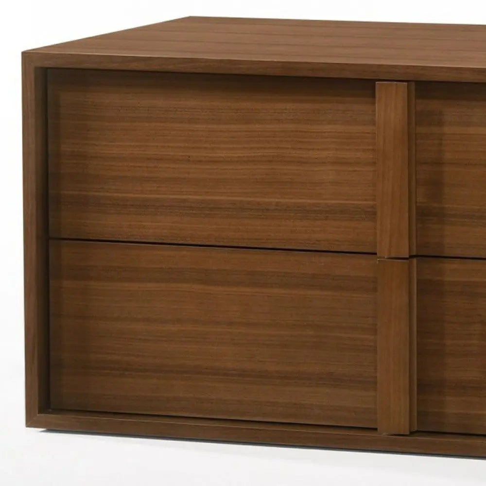 19" Solid Wood and Wood Two Drawer Nightstand - GreatEagleInc