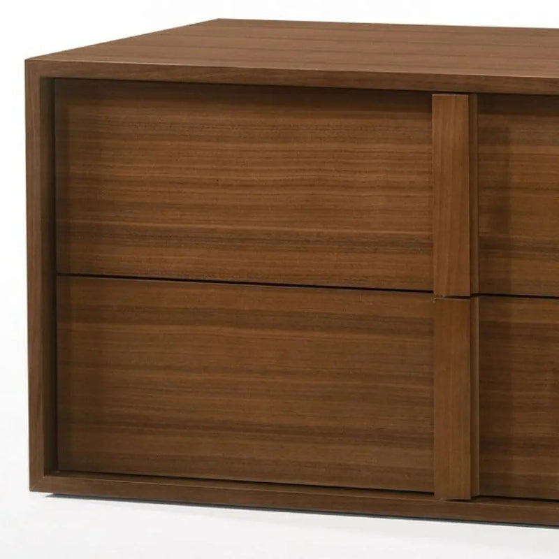 19" Solid Wood and Wood Two Drawer Nightstand - GreatEagleInc
