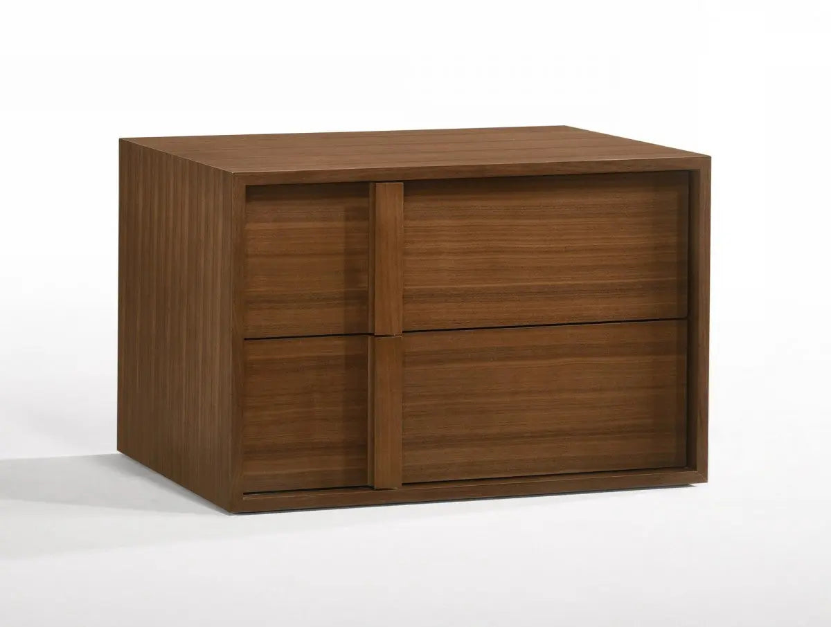 19" Solid Wood and Wood Two Drawer Nightstand - GreatEagleInc
