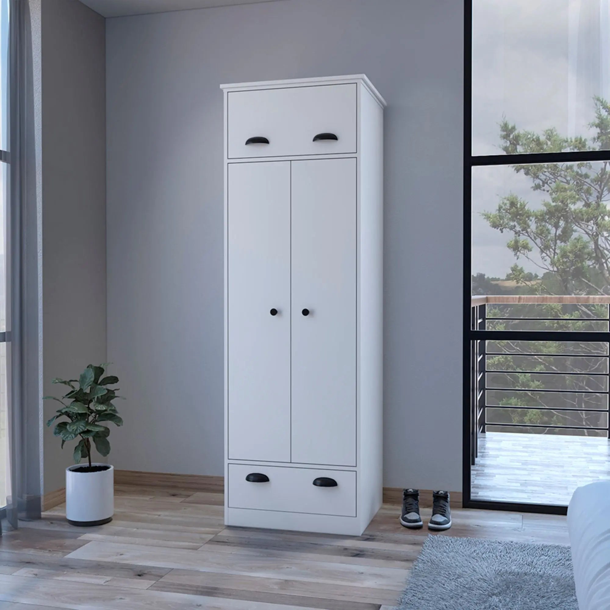19" White Wood Corner Accent Chest Homeroots Kitchen & Dining