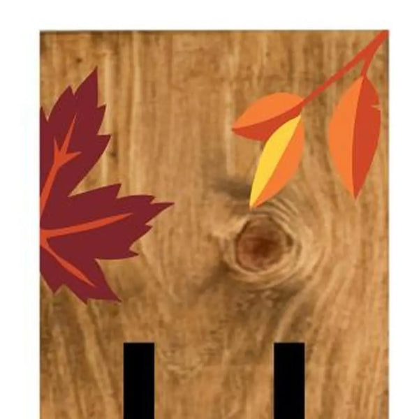 1" Tan And Black Solid Wood Hello Porch Sign Homeroots Outdoor