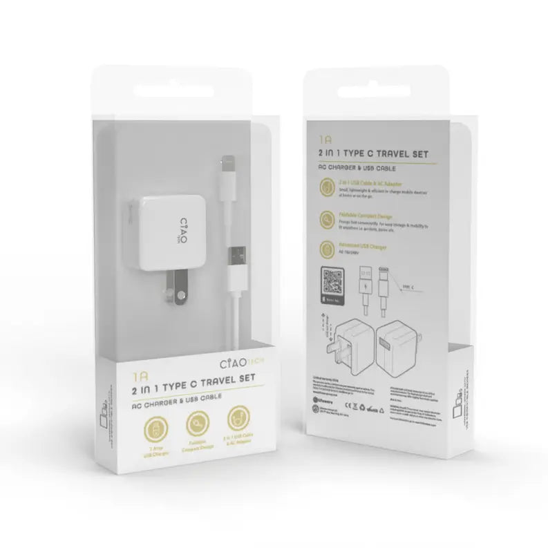 2 in 1 USB Type C  Travel Set CIAO Tech