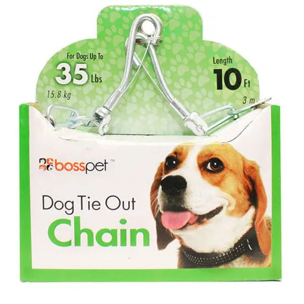 2.5Mm X 20 Tie Out Chain Twist Boss Pet Products