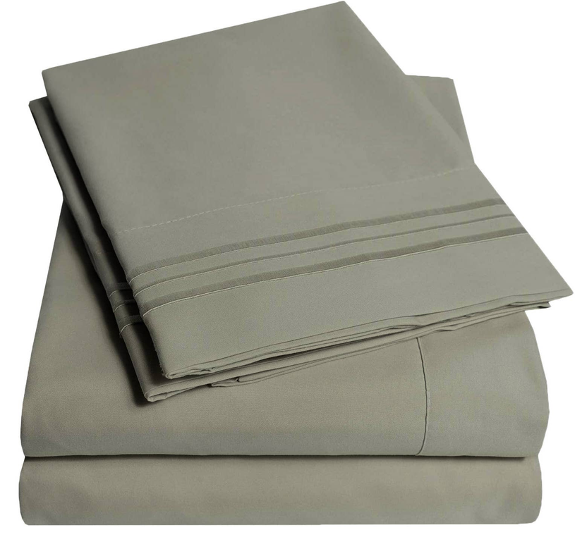 200 Embroidery Soft Sheet Set Wrinkle Resistant Home Mart Goods