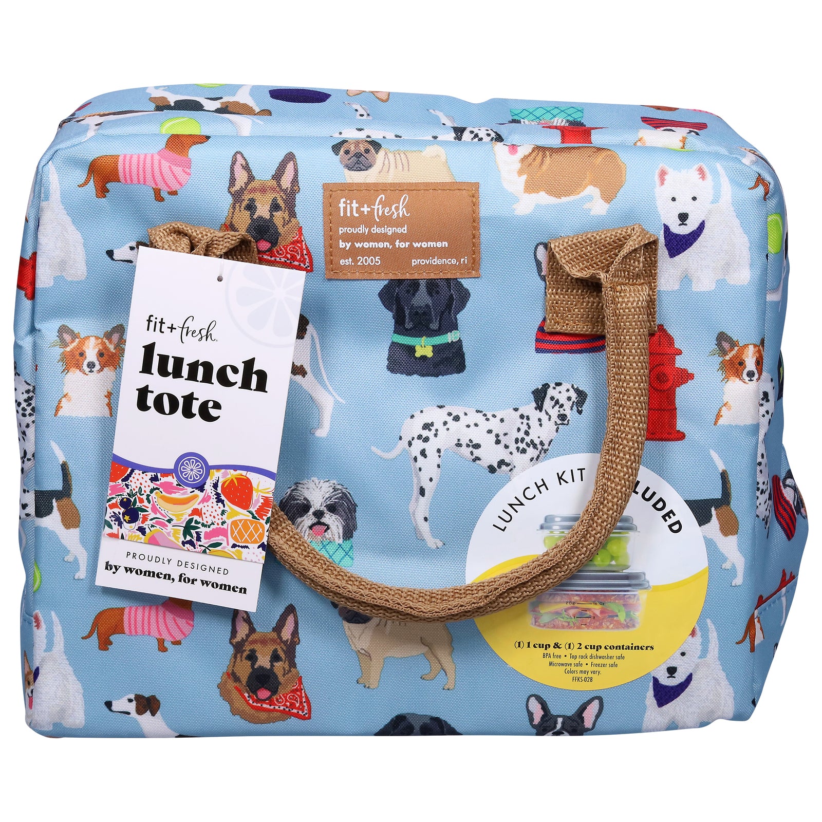 Fit & Fresh - Lunch Bag Kit Dog Breeds - Ea Of 1-ct - GreatEagleInc
