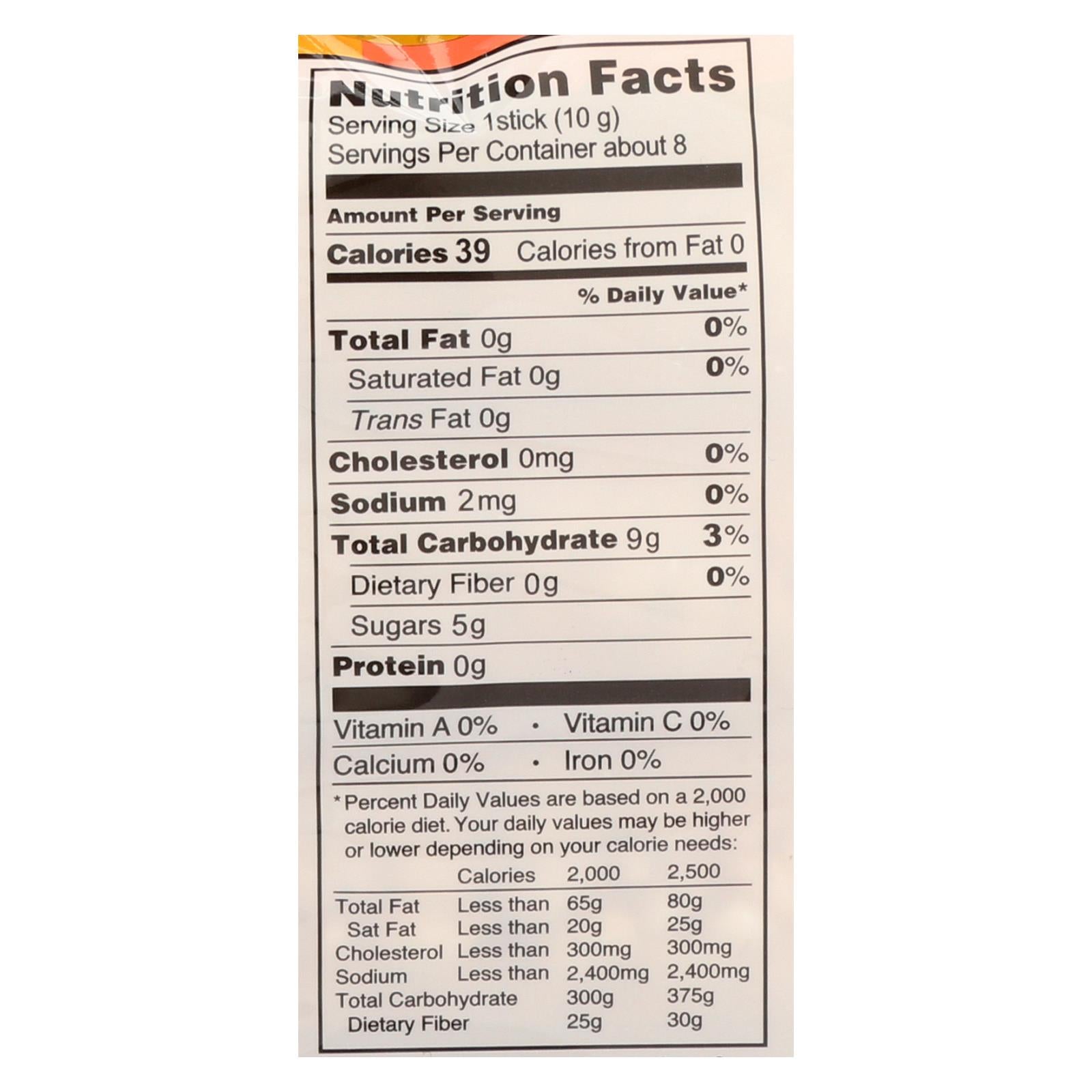 J1 Ginger Roll - Honey Crunch - Case Of 6 - 2.8 Oz J1