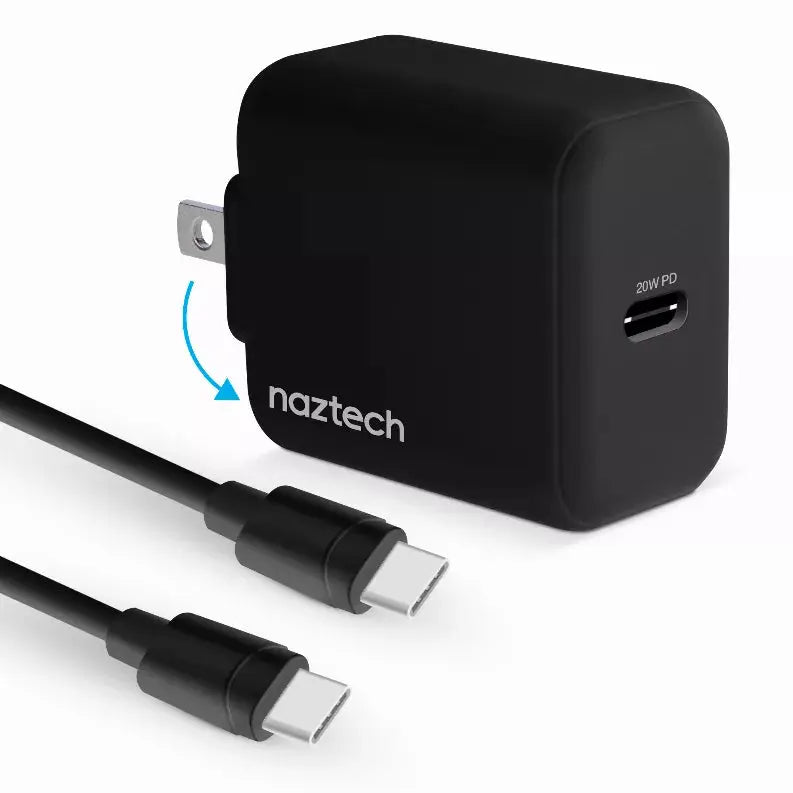 20W PD Wall Charger + USB-C to USB-C 4ft Cable Hypercel Corporation