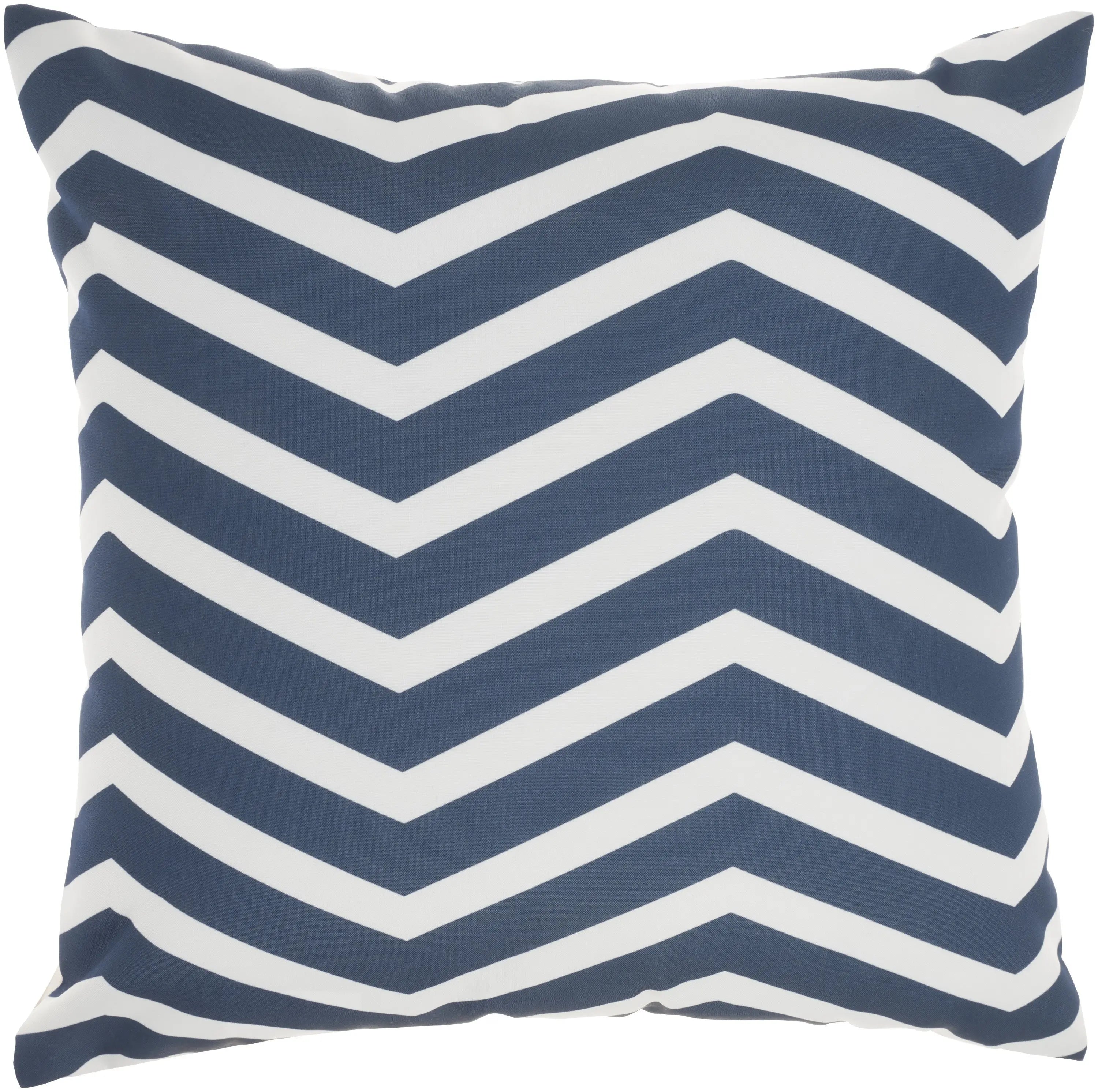 20" Beige Blue and Ivory Floral Indoor Outdoor Throw Pillow Homeroots Outdoor