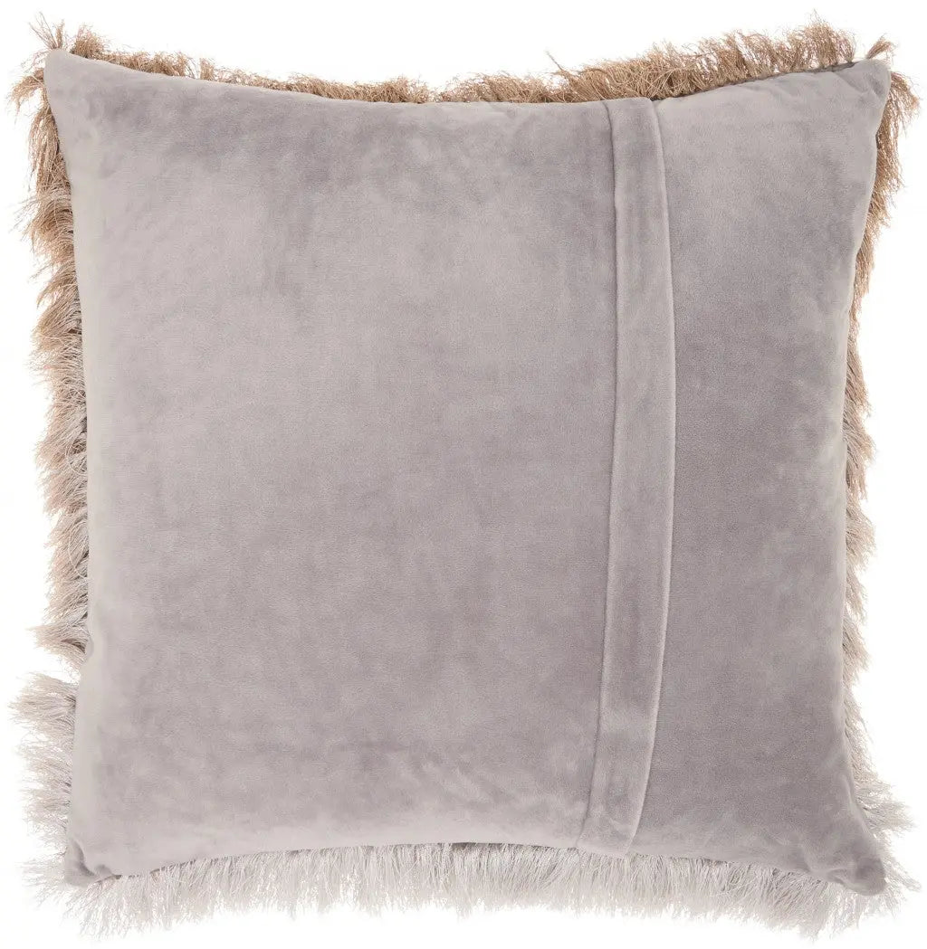20" Beige Throw Pillow - GreatEagleInc