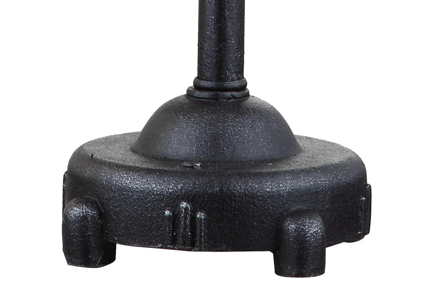 20" Black Geometric Novelty Table Lamp With Drum Shade Homeroots Lighting