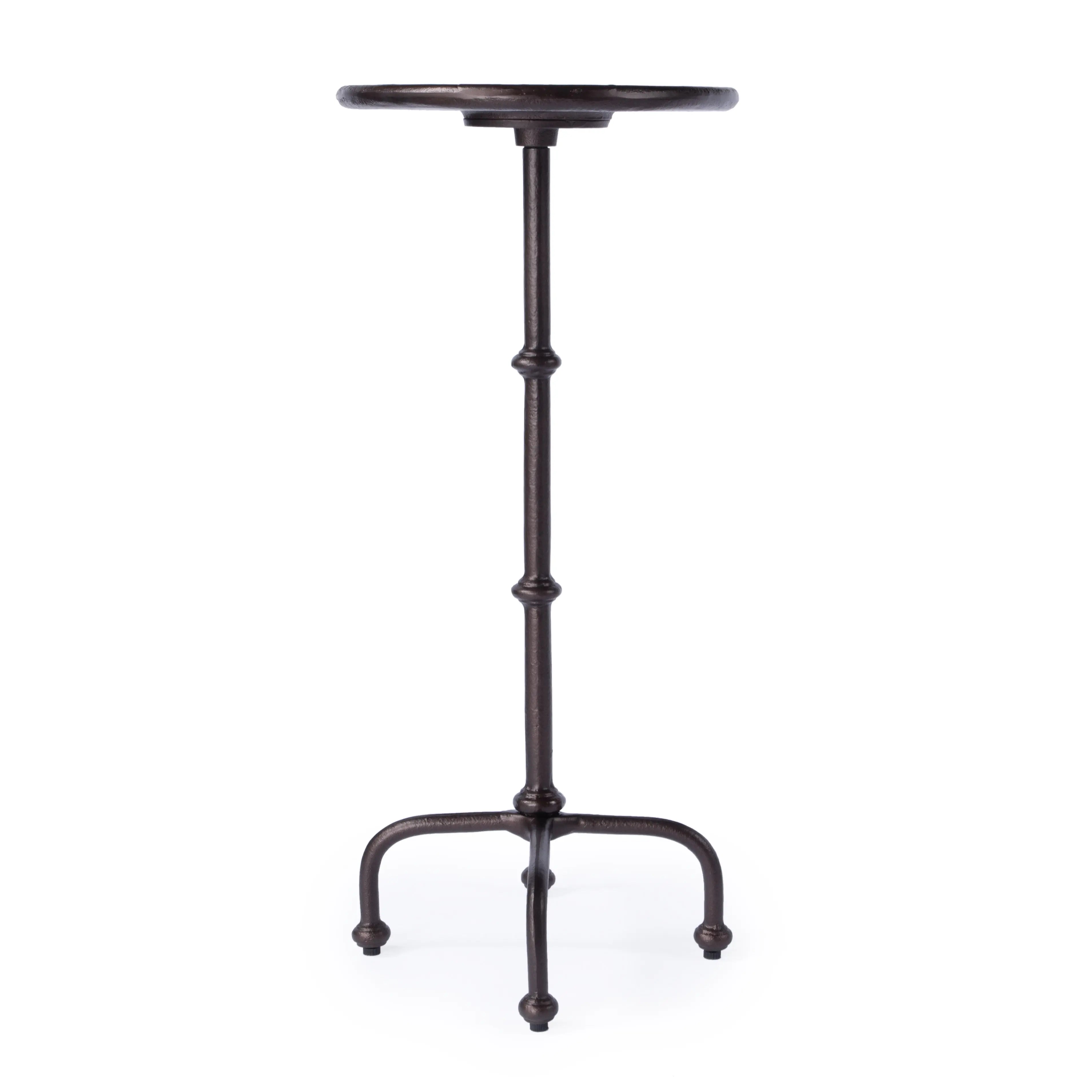 20" Black Oval Aluminum Outdoor Side Table - GreatEagleInc