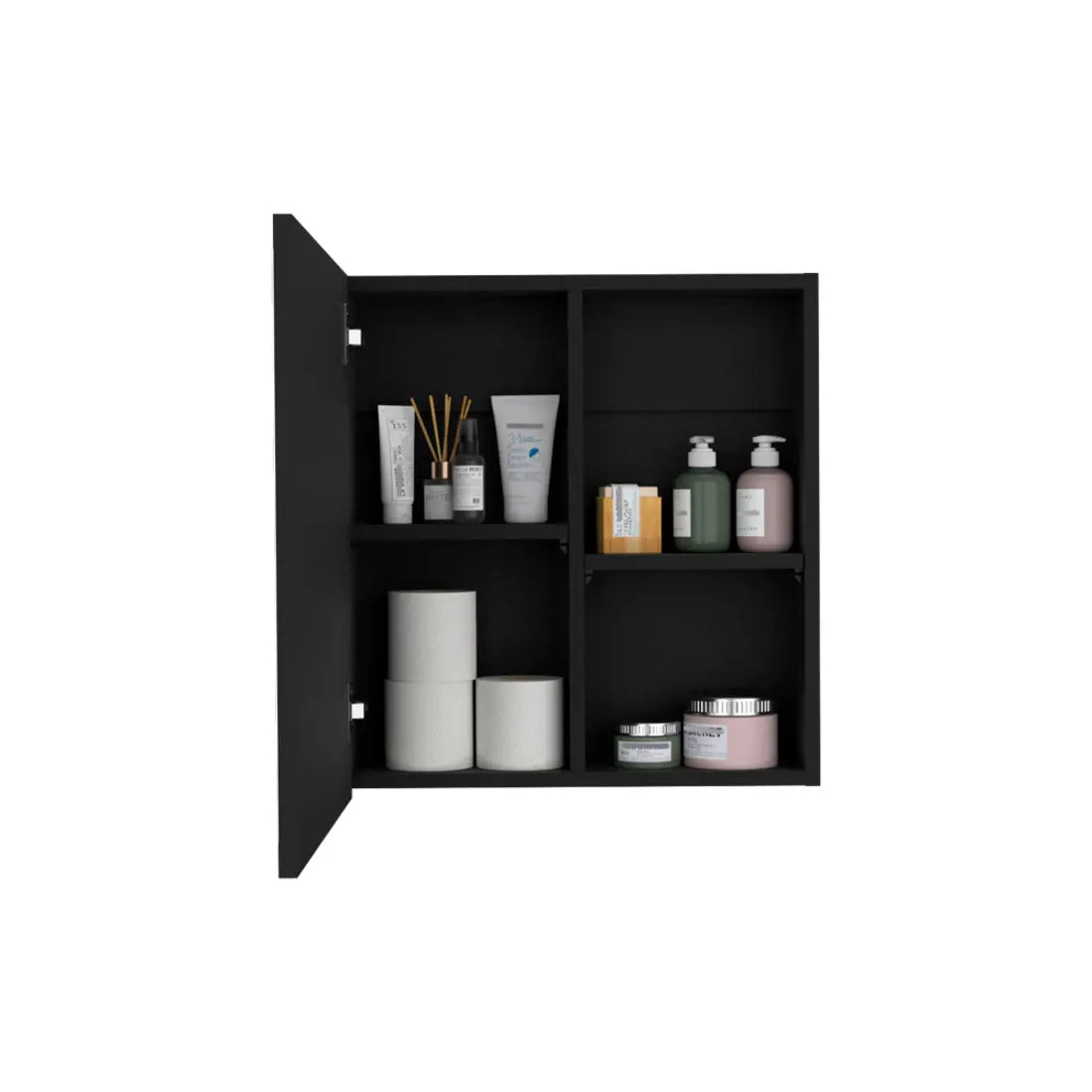 20" Black Wood Floating Bathroom Vanity Homeroots Organization