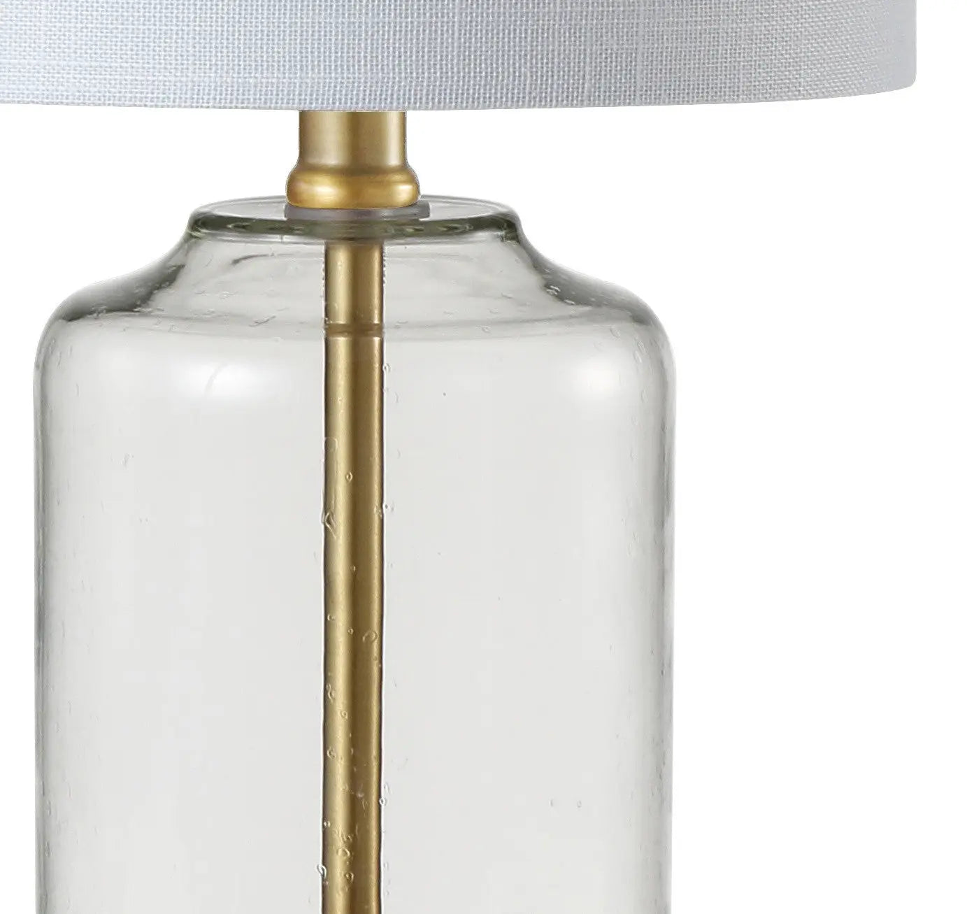 20" Gold Novelty Table Lamp With Globe Shade Homeroots Lighting