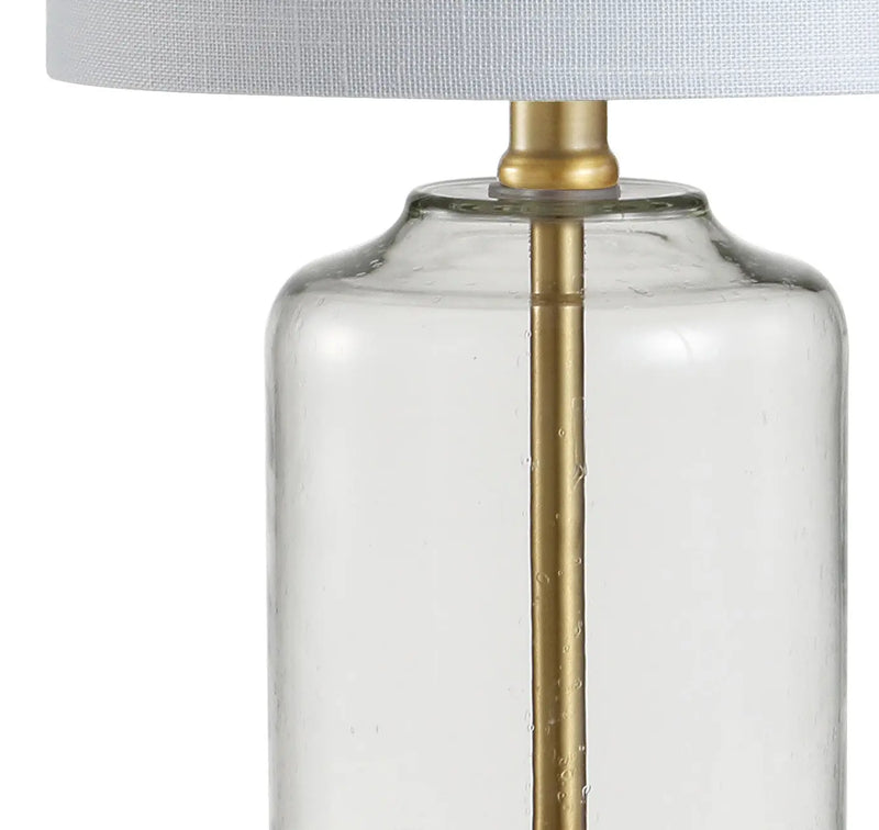 20" Gold Novelty Table Lamp With Globe Shade Homeroots Lighting