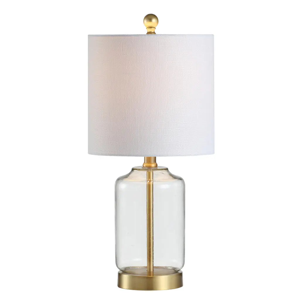20" Gold Novelty Table Lamp With Globe Shade Homeroots Lighting
