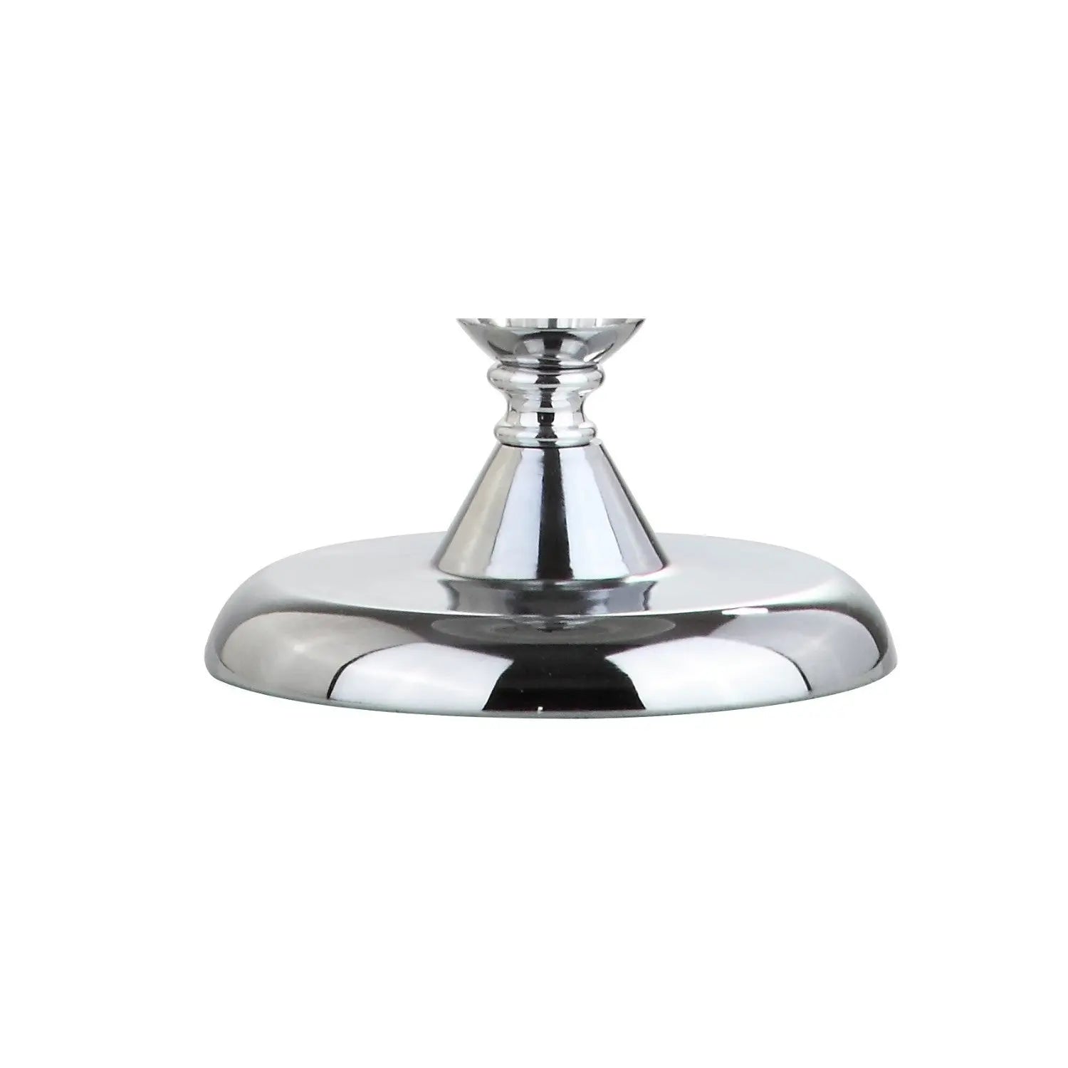 20" Silver And Clear Novelty Desk Lamp With Empire Shade Homeroots Lighting