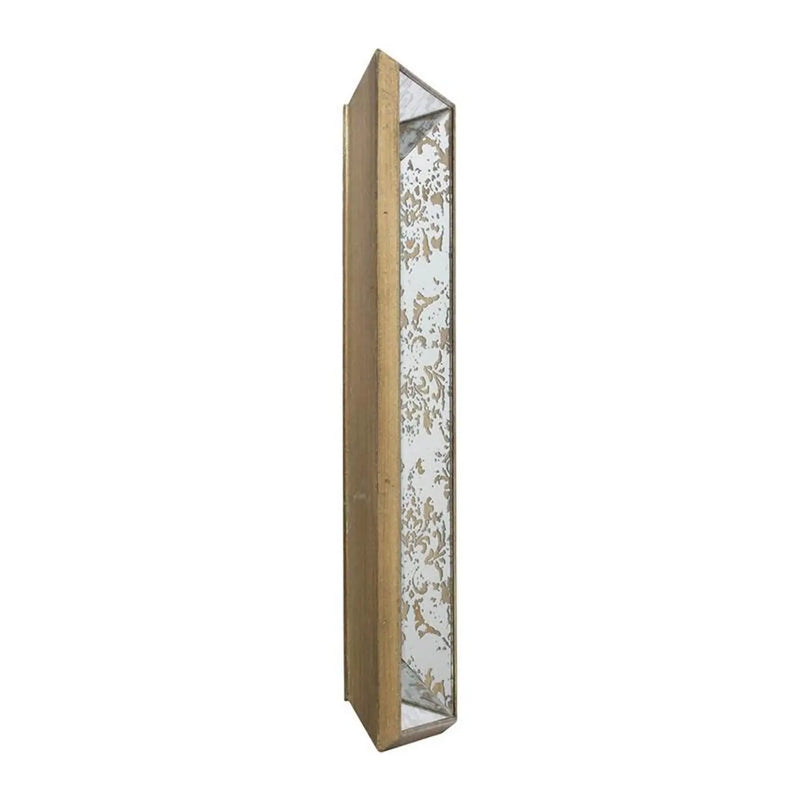 20" Silver Glass Framed Accent Mirror - GreatEagleInc