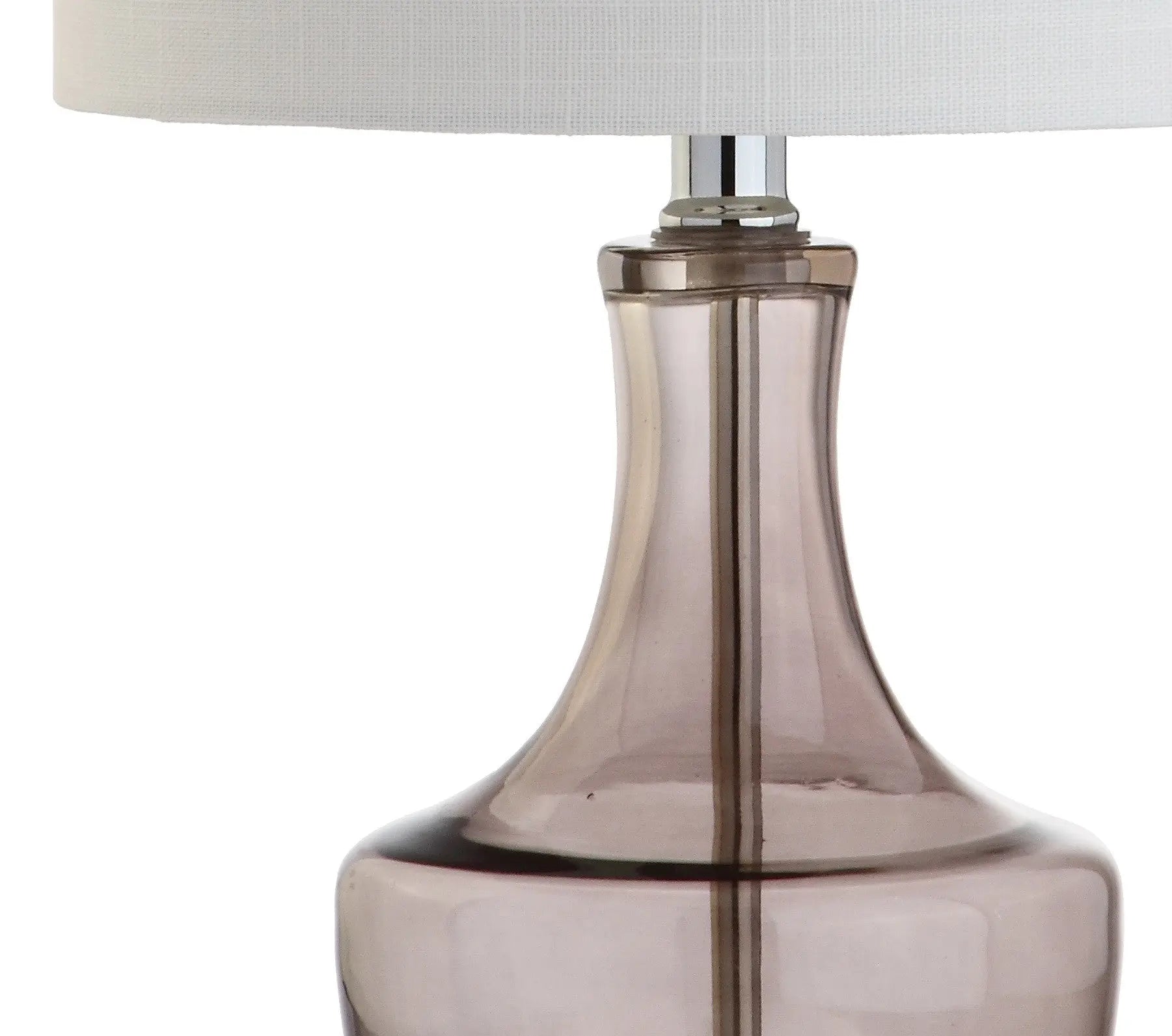 20" Silver Table Lamp With Drum Shade Homeroots Lighting