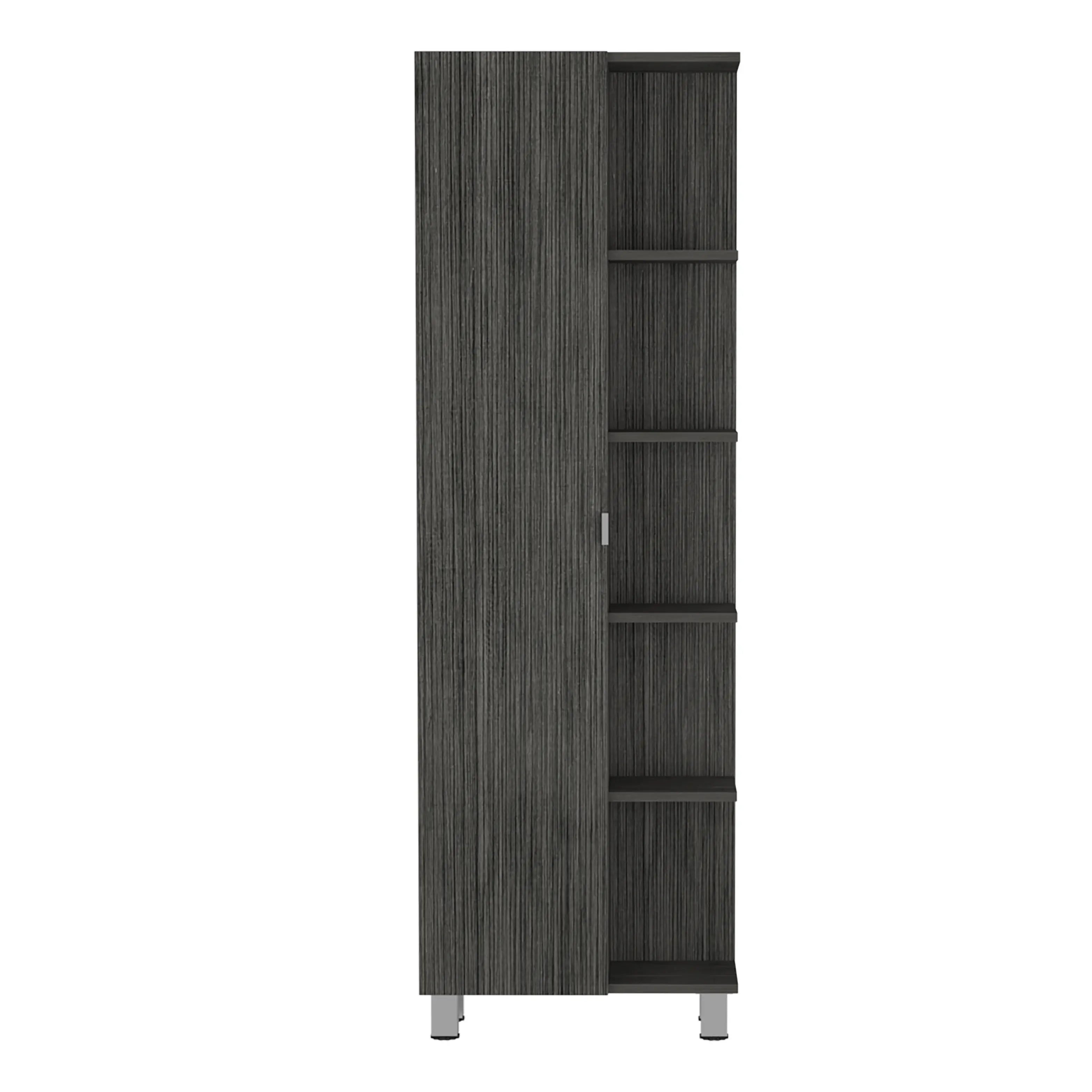 20" Smoky Black Wood Freestanding Single Door Bathroom Vanity Homeroots Bed & Bath