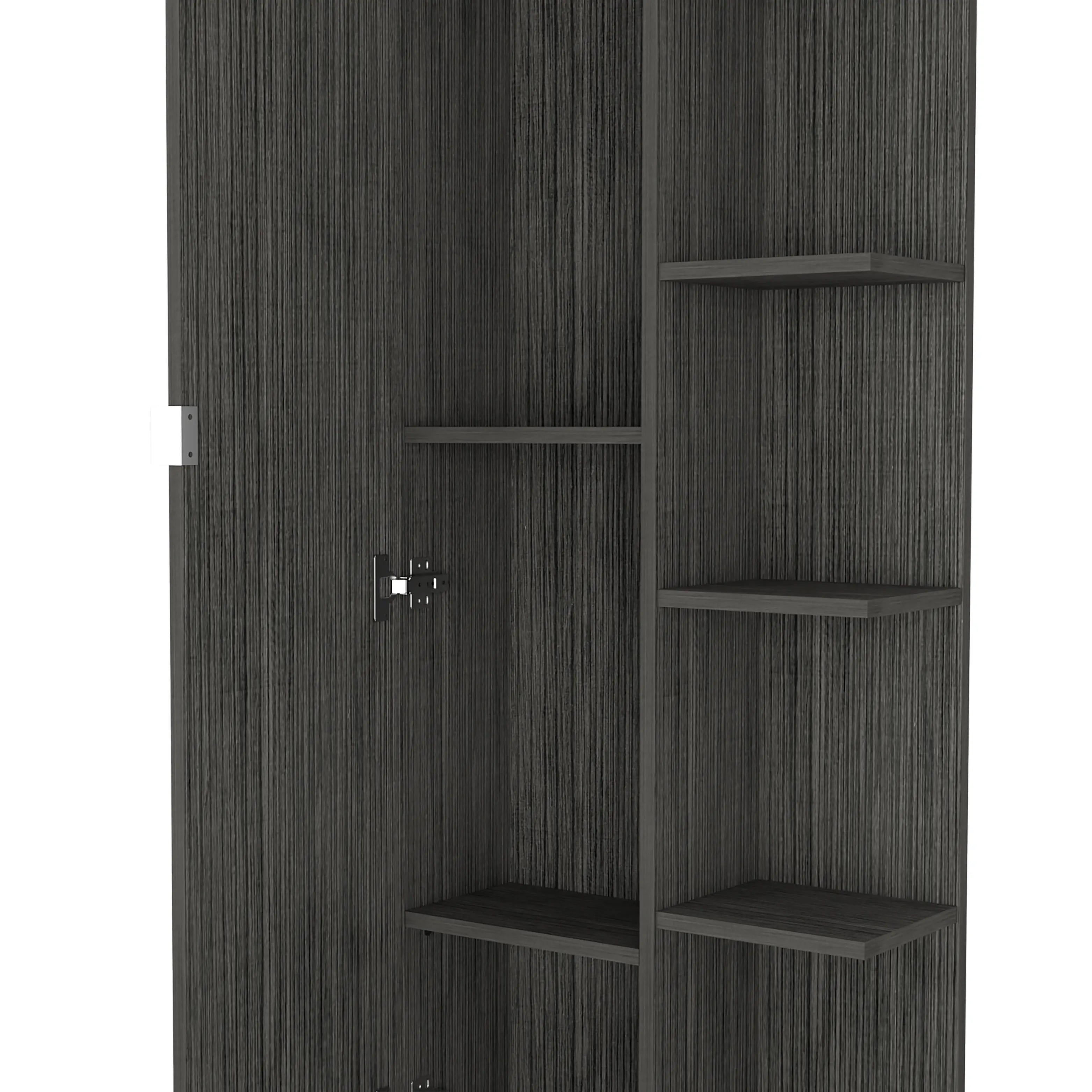 20" Smoky Black Wood Freestanding Single Door Bathroom Vanity Homeroots Bed & Bath