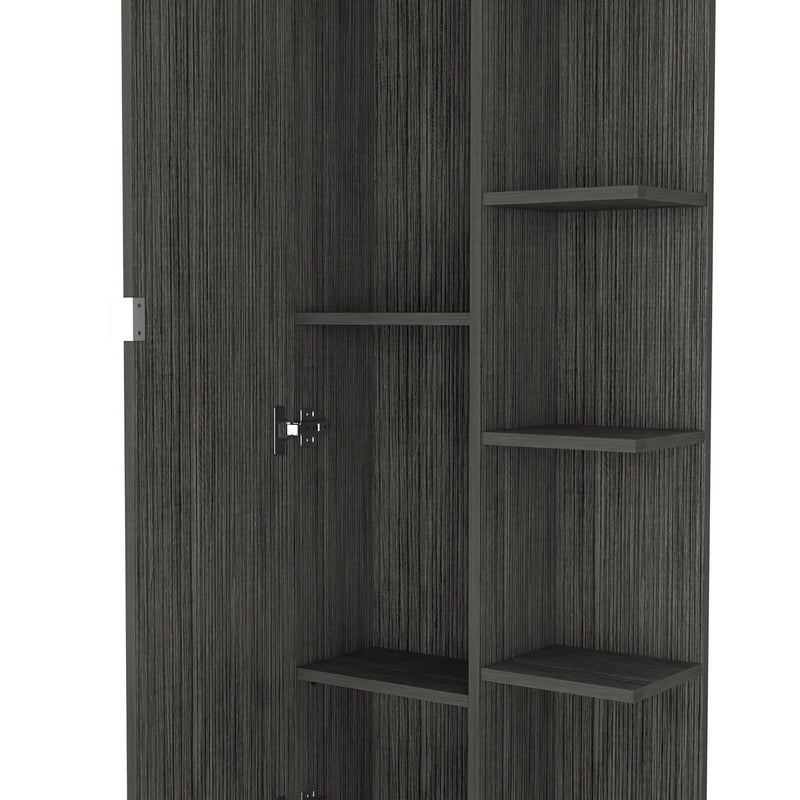 20" Smoky Black Wood Freestanding Single Door Bathroom Vanity Homeroots Bed & Bath