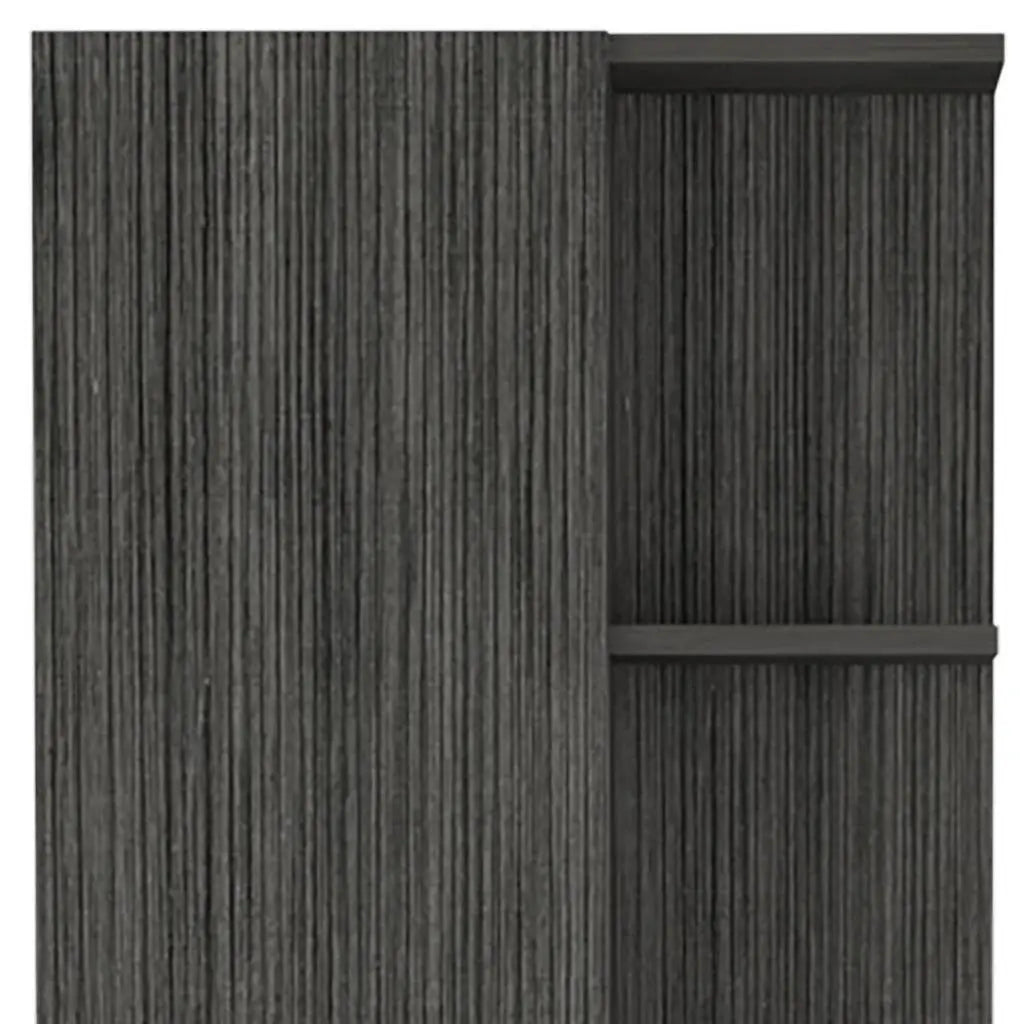 20" Smoky Black Wood Freestanding Single Door Bathroom Vanity Homeroots Bed & Bath